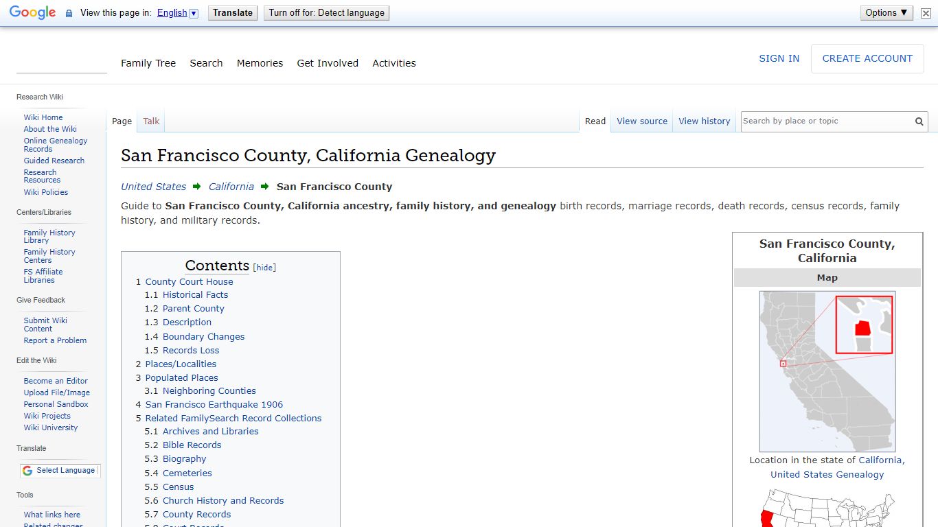 San Francisco County, California Genealogy • FamilySearch